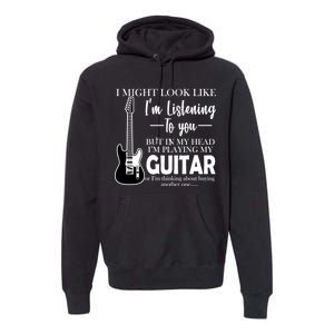 Funny Guitar Sarcastic Saying Premium Hoodie