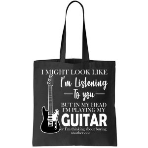 Funny Guitar Sarcastic Saying Tote Bag