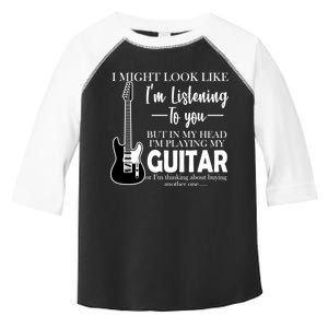 Funny Guitar Sarcastic Saying Toddler Fine Jersey T-Shirt