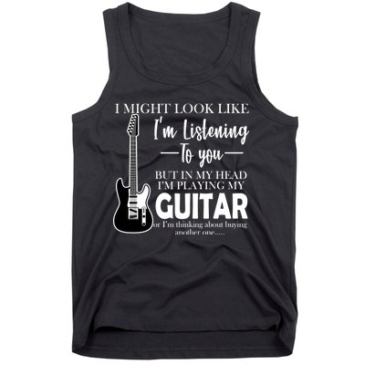 Funny Guitar Sarcastic Saying Tank Top