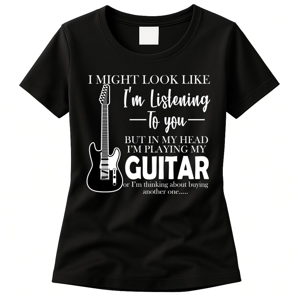 Funny Guitar Sarcastic Saying Womens T-Shirt