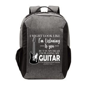 Funny Guitar Sarcastic Saying Vector Backpack