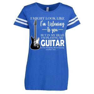 Funny Guitar Sarcastic Saying Enza Ladies Jersey Football T-Shirt