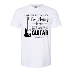 Funny Guitar Sarcastic Saying Softstyle CVC T-Shirt