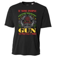 Funny Gun 2nd Amendment Protect Me Cooling Performance Crew T-Shirt