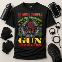 Funny Gun 2nd Amendment Protect Me Cooling Performance Crew T-Shirt