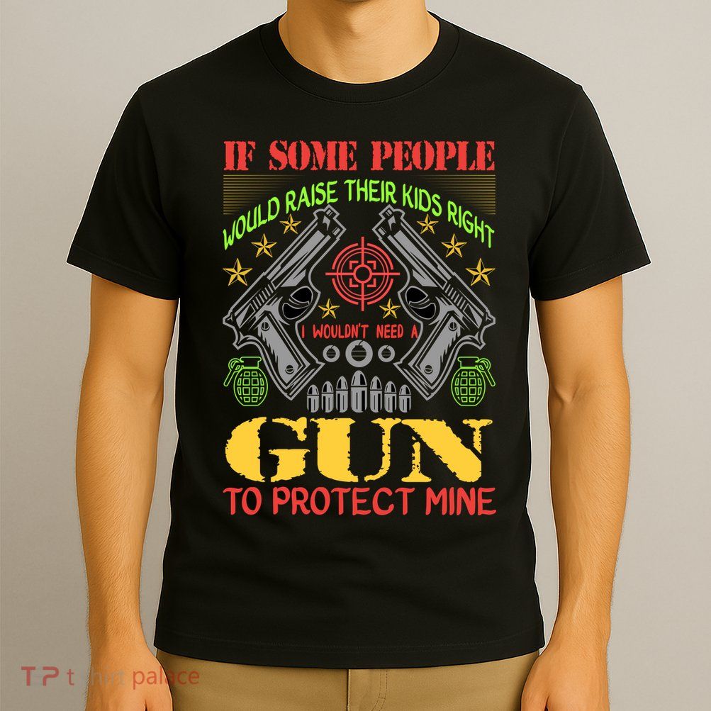 Funny Gun 2nd Amendment Protect Me T-Shirt