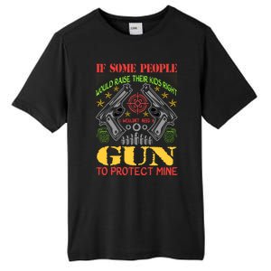 Funny Gun 2nd Amendment Protect Me Tall Fusion ChromaSoft Performance T-Shirt