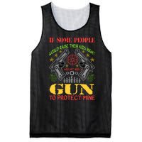 Funny Gun 2nd Amendment Protect Me Mesh Reversible Basketball Jersey Tank