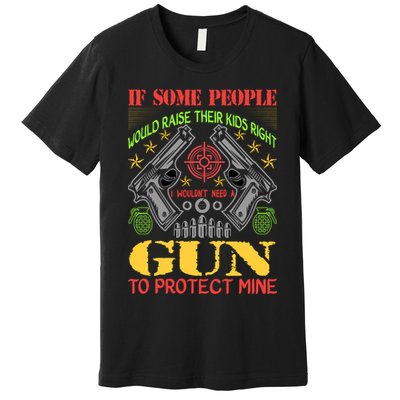 Funny Gun 2nd Amendment Protect Me Premium T-Shirt