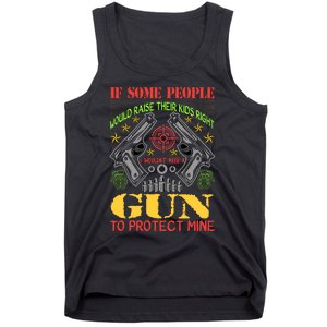 Funny Gun 2nd Amendment Protect Me Tank Top