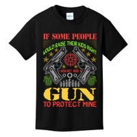 Funny Gun 2nd Amendment Protect Me Kids T-Shirt