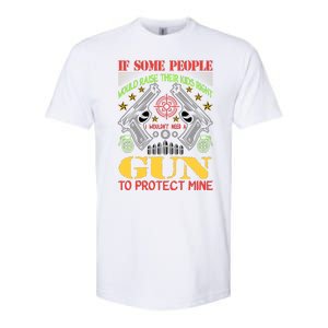 Funny Gun 2nd Amendment Protect Me Softstyle CVC T-Shirt