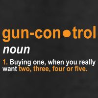 Funny Gun Control Definition Tumbler