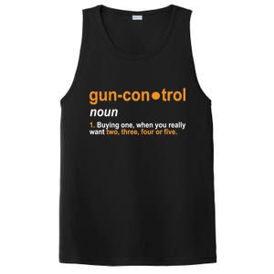 Funny Gun Control Definition PosiCharge Competitor Tank