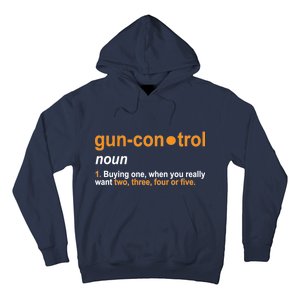 Funny Gun Control Definition Hoodie