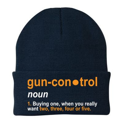 Funny Gun Control Definition Beanie