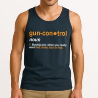 Funny Gun Control Definition Tank Top