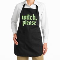 Funny Halloween Distressed Witch Please  Apron