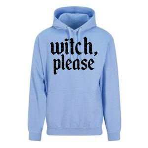 Funny Halloween Distressed Witch Please  Unisex Surf Hoodie