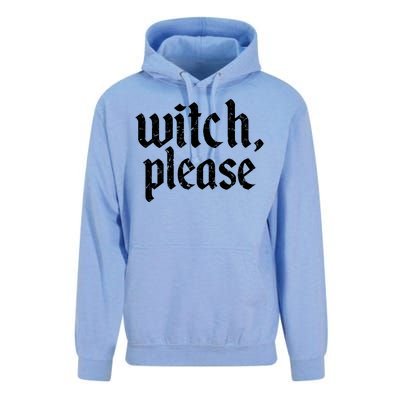 Funny Halloween Distressed Witch Please  Unisex Surf Hoodie