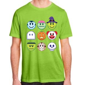 Funny Halloween Emoji's Adult ChromaSoft Performance T-Shirt