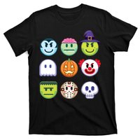 Funny Halloween Emoji's T-Shirt