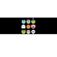 Funny Halloween Emoji's Bumper Sticker