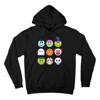 Funny Halloween Emoji's Tall Hoodie