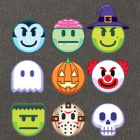 Funny Halloween Emoji's Cotton Canvas Backpack