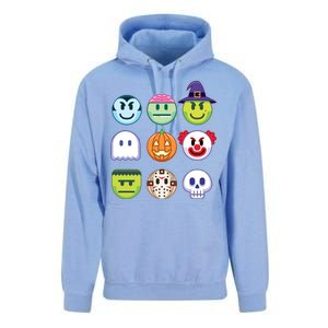 Funny Halloween Emoji's Unisex Surf Hoodie