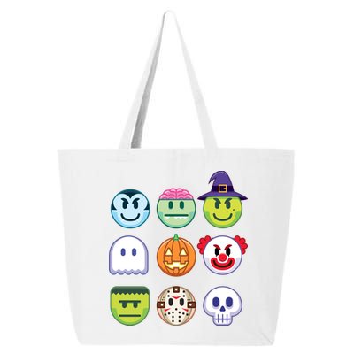 Funny Halloween Emoji's 25L Jumbo Tote