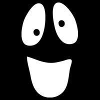 Funny Halloween Ghost Face Zip Tote Bag