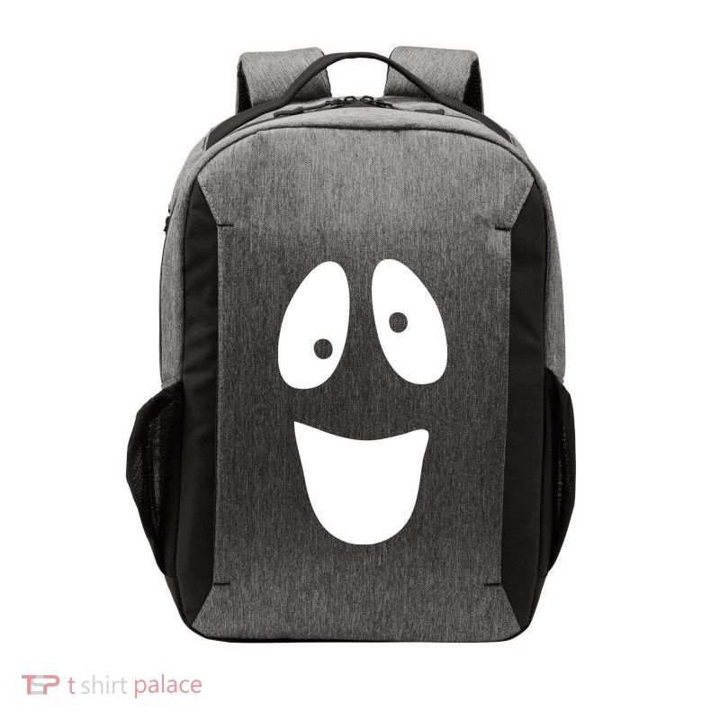 Funny Halloween Ghost Face Vector Backpack