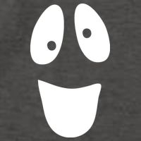Funny Halloween Ghost Face Vector Backpack