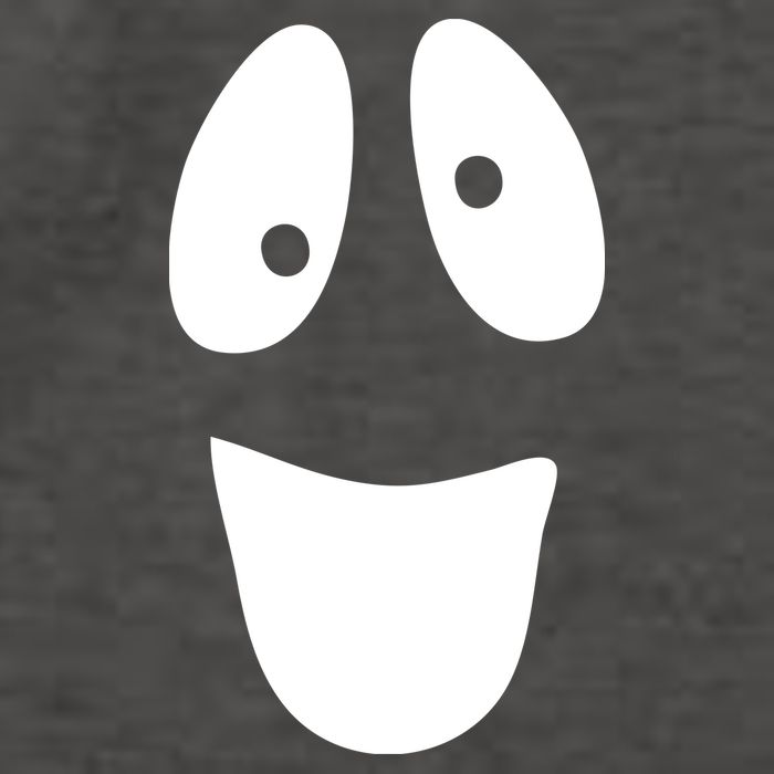 Funny Halloween Ghost Face Vector Backpack