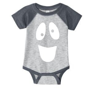 Funny Halloween Ghost Face Infant Baby Jersey Bodysuit