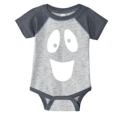 Funny Halloween Ghost Face Infant Baby Jersey Bodysuit