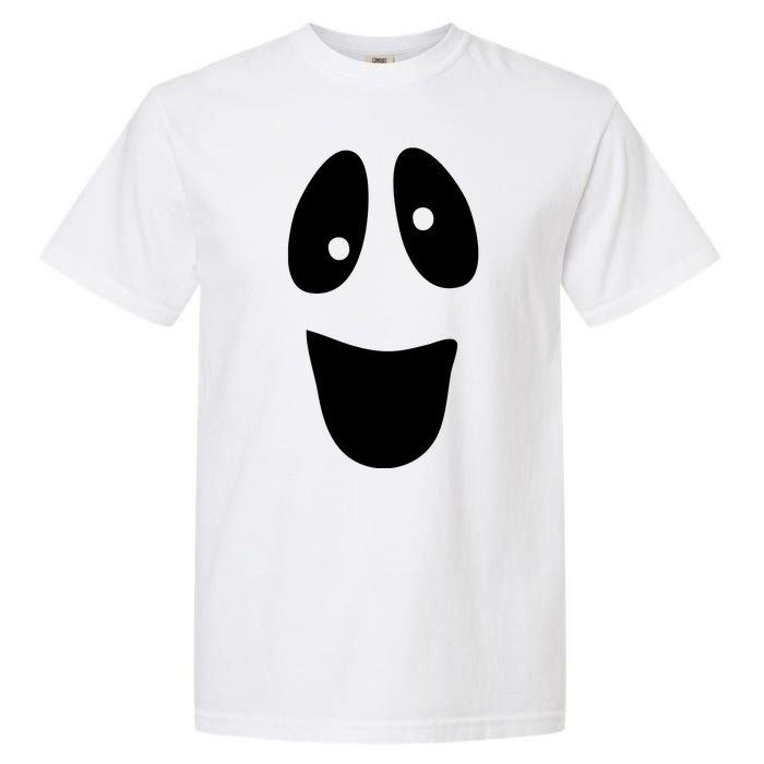 Funny Halloween Ghost Face Garment-Dyed Heavyweight T-Shirt