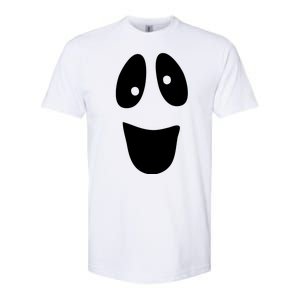 Funny Halloween Ghost Face Softstyle CVC T-Shirt