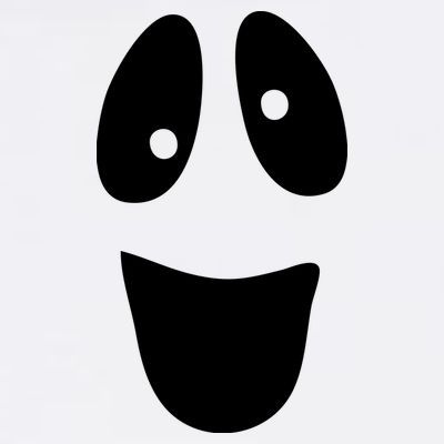 Funny Halloween Ghost Face T-Shirt