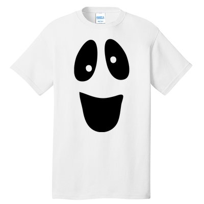 Funny Halloween Ghost Face Tall T-Shirt