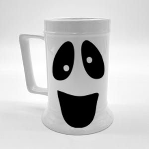 Funny Halloween Ghost Face Beer Stein