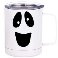 Funny Halloween Ghost Face 12 oz Stainless Steel Tumbler Cup