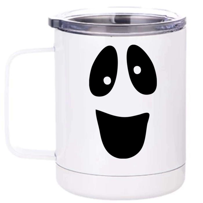 Funny Halloween Ghost Face 12 oz Stainless Steel Tumbler Cup