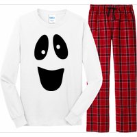 Funny Halloween Ghost Face Long Sleeve Pajama Set