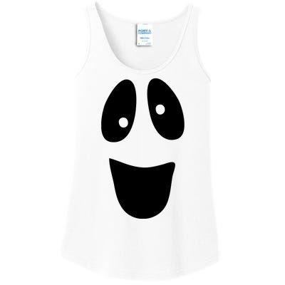 Funny Halloween Ghost Face Ladies Essential Tank