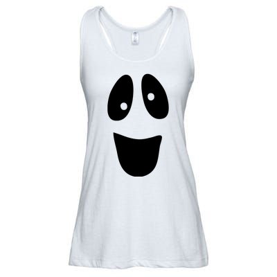 Funny Halloween Ghost Face Ladies Essential Flowy Tank