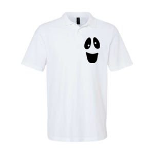 Funny Halloween Ghost Face Softstyle Adult Sport Polo