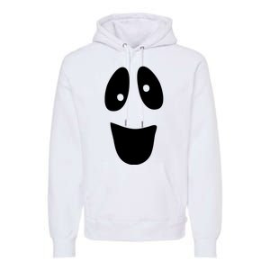 Funny Halloween Ghost Face Premium Hoodie